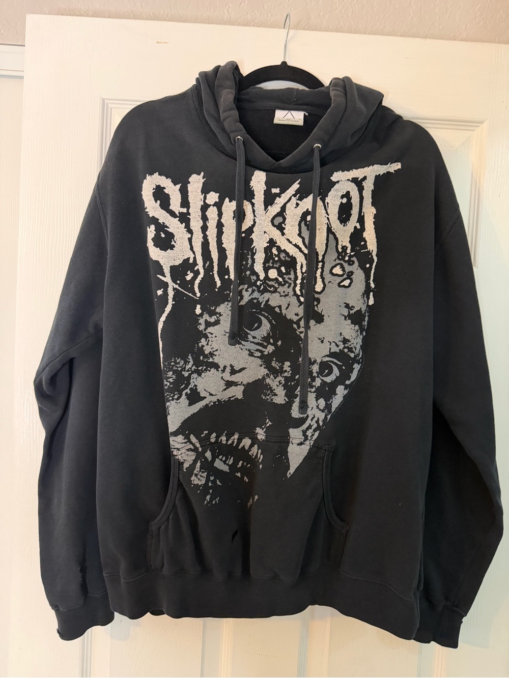 Slipknot AFX XL Black Distressed Graphic Pullover